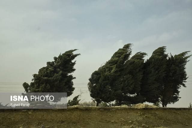 افزایش وزش باد در نوار شرقی کشور/ شمال ایران گرم‌تر می‌شود