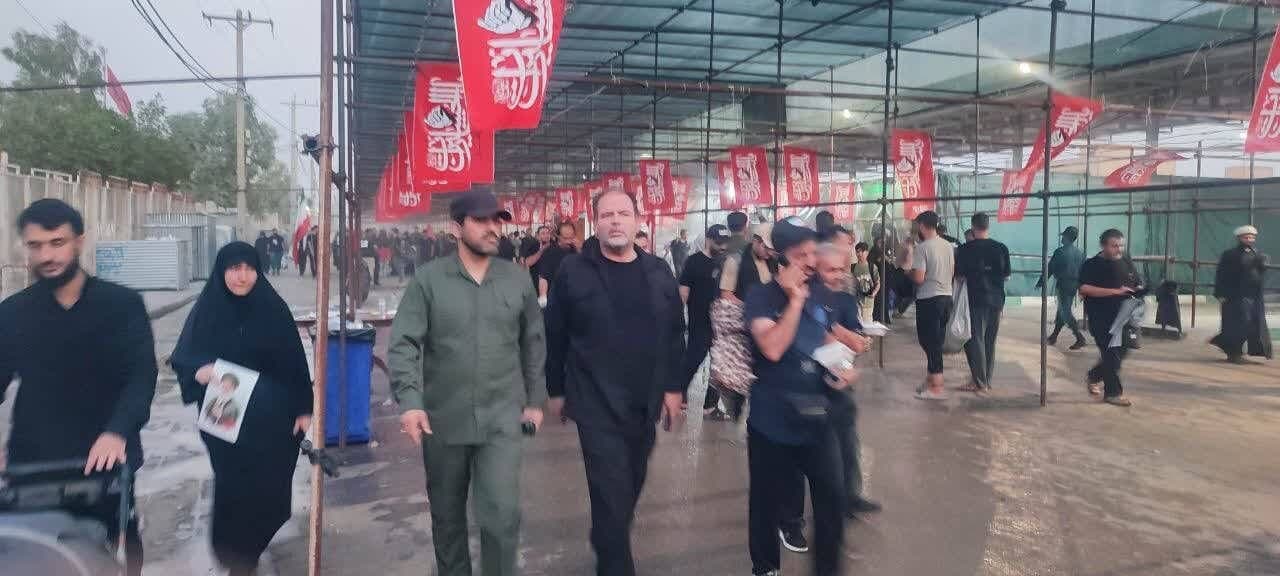 بازدید نماینده وزارت راه از پایانه‌های مهران برای روان‌سازی تردد زائران