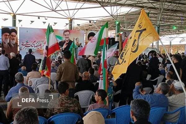 برگزاری آیین چهلمین روز شهادت دریابان تنگسیری در آبادان