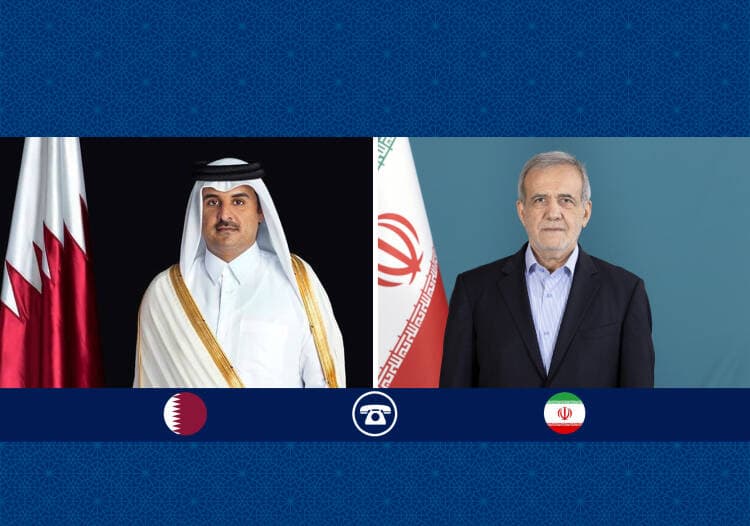 قدردانی رئیس‌جمهور از نقش قطر در کاهش تنش‌ها و پیشبرد روند دیپلماسی