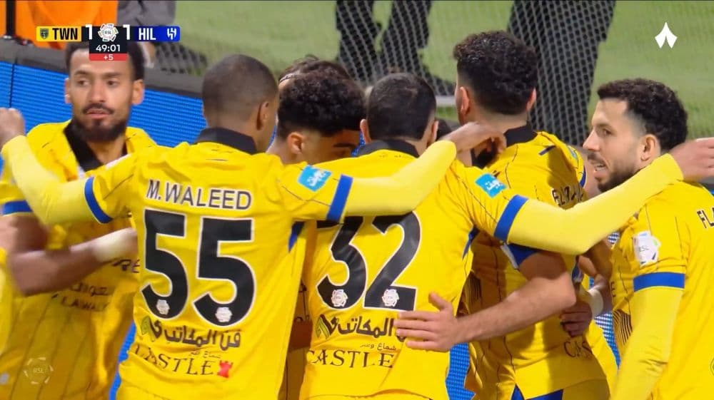 گل اول التعاون عربستان به الهلال (مارتینز 
