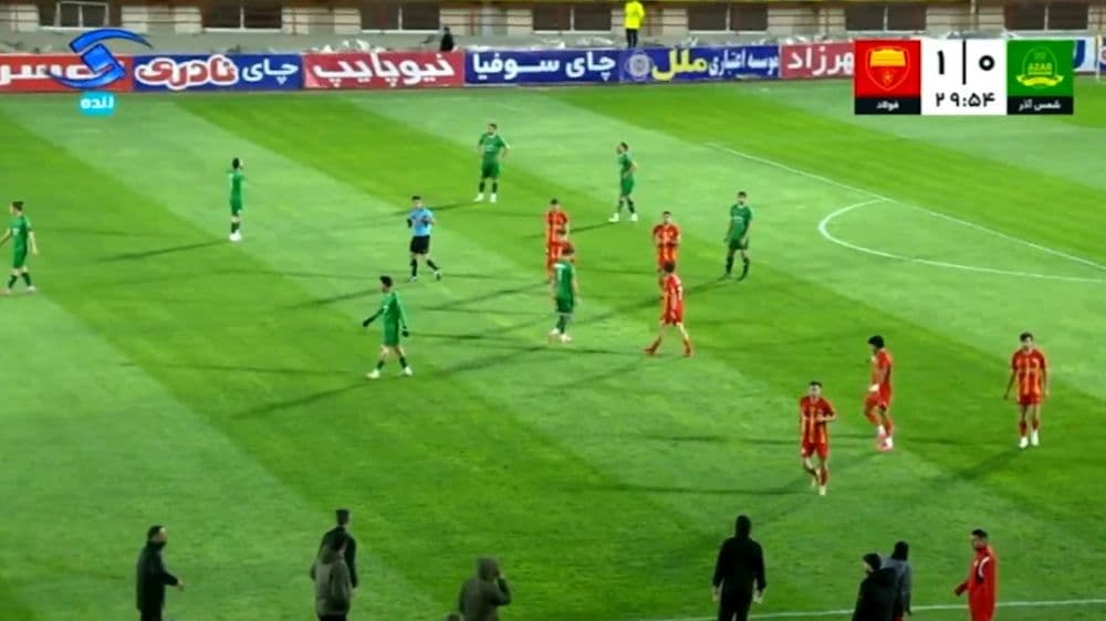 گل اول فولاد خوزستان به شمس آذر قزوین (احسان محروقی)
