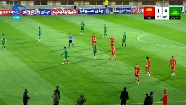 گل اول فولاد خوزستان به شمس آذر قزوین (احسان محروقی)
