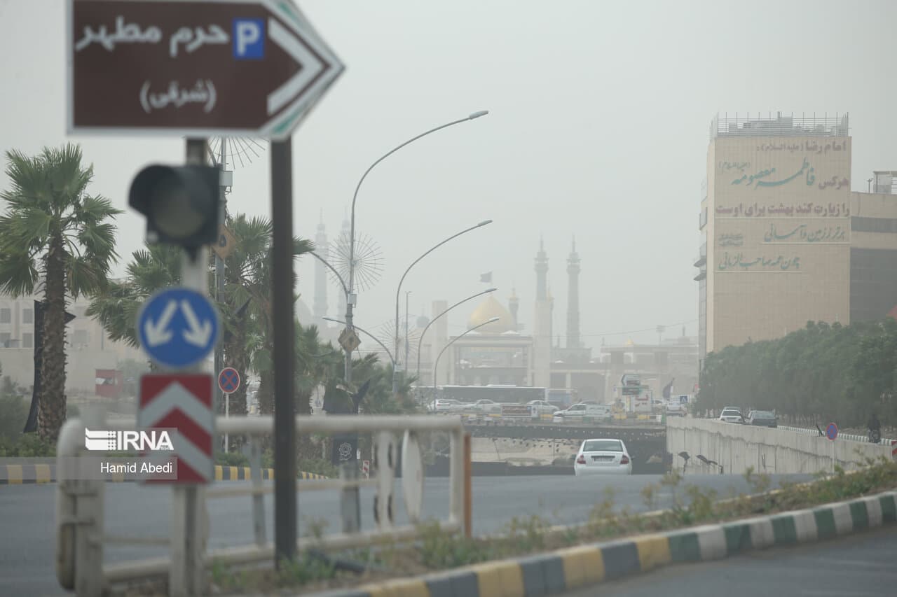 پیش‌بینی وزش باد با سرعت ۹۵ کیلومتر همراه با گردوخاک در قم