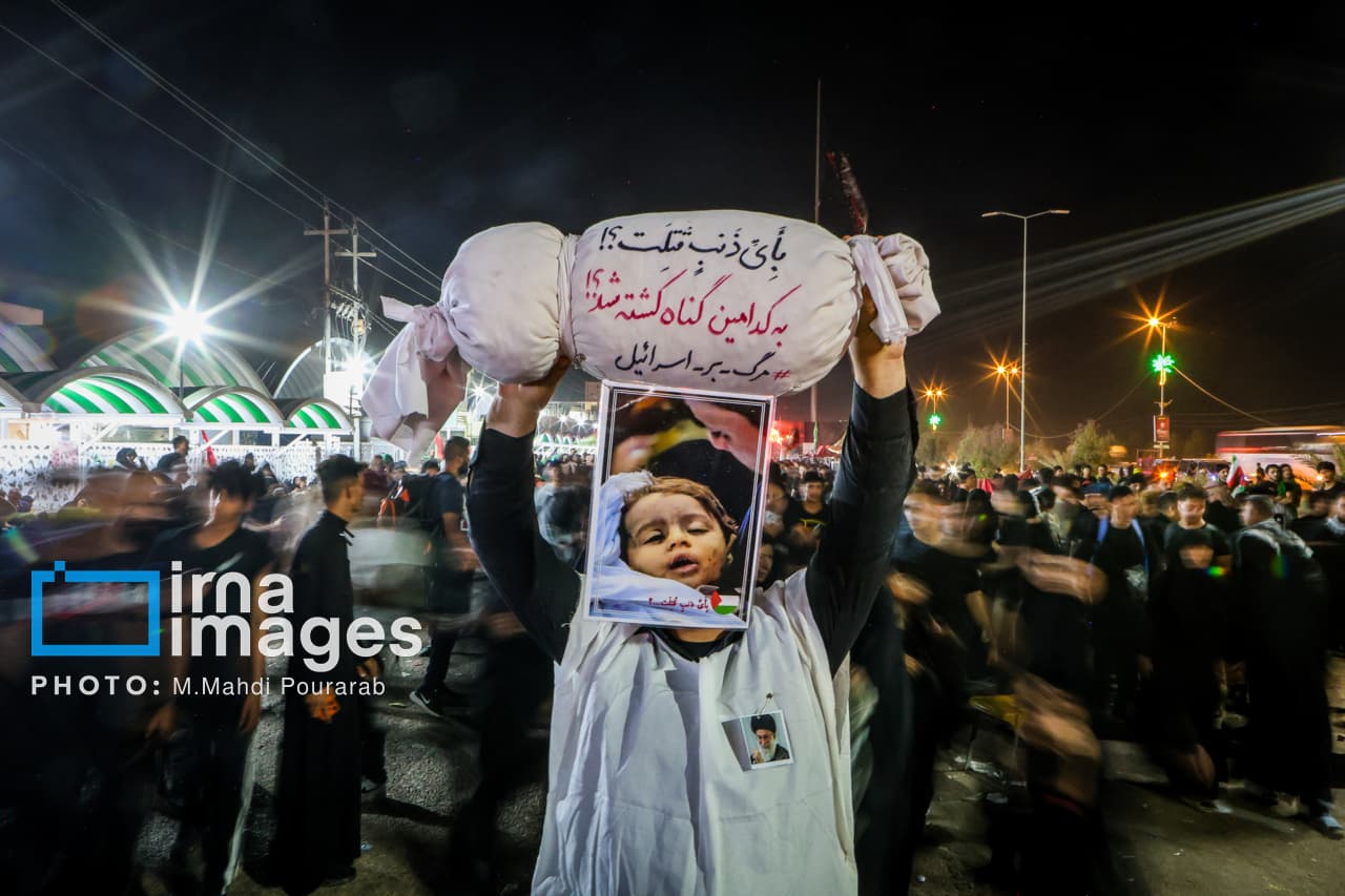 فریاد عزت و مقاومت میلیون‌ها زائر در جاده حسین (ع)