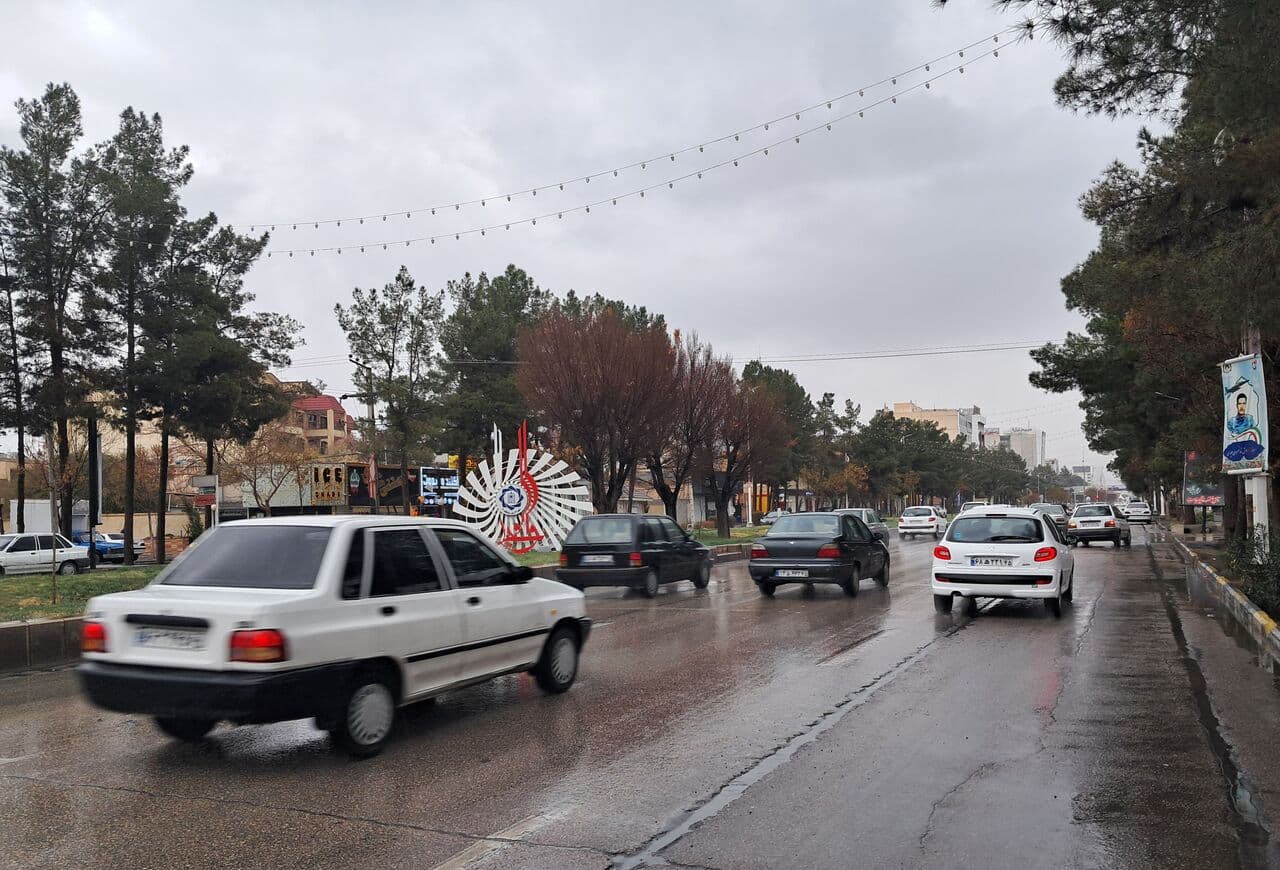 رگبار باران در ۸ استان