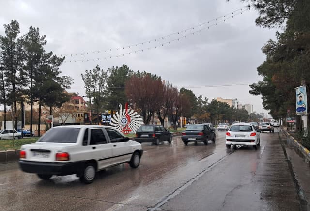 رگبار باران در ۸ استان