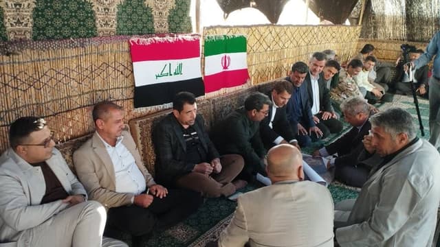 مسئولان ایلام و عراق برای جانمایی مرز چیلات دهلران گردهم آمدند