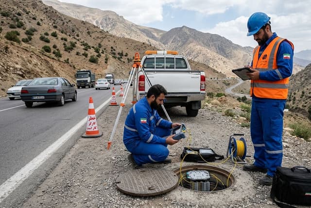 پایش ۱۷۶ هزار کیلومتر مسیر فیبر نوری کشور در یک هفته