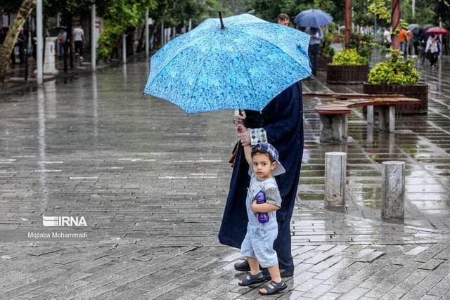 رگبار باران در آذربایجان غربی و سواحل جنوبی خزر 