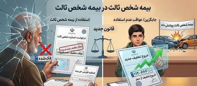 اگر از بیمه شخص ثالث استفاده کنیم چه می‌شود؟ (بررسی عواقب و تاثیر بر تخفیف‌ها)