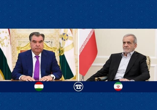 پزشکیان خطاب به امامعلی رحمان: تاجیکستان را کشوری هم‌زبان و هم‌ریشه می‌دانیم