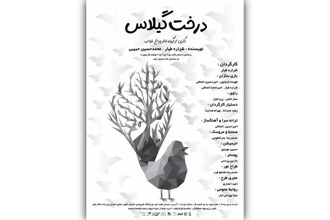 نبرد پرنده‌ها با دارکوب زورگو در تالار هنر