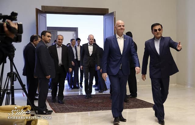 ویدیو| مهدی تاج: به اینفانتینو گفتم مرعوب آمریکا هستید/ هیچ پرچمی جز پرچم رسمی کشور نباید به ورزشگاه بیاید