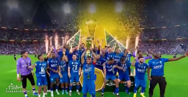 ویدیو| جشن قهرمانی الهلال در جام حذفی عربستان