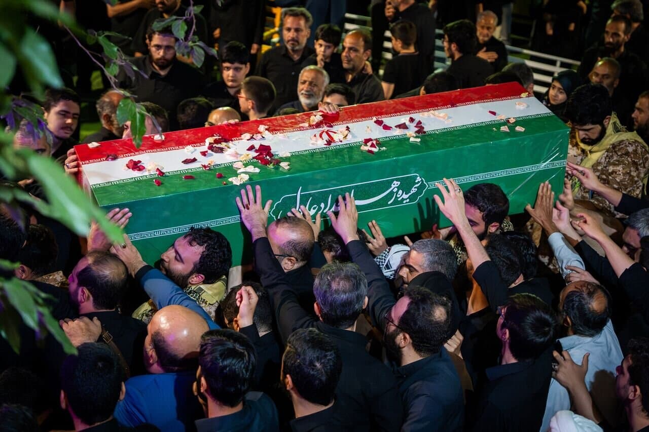 مراسم وداع با شهید «زهرا حدادعادل» برگزار شد