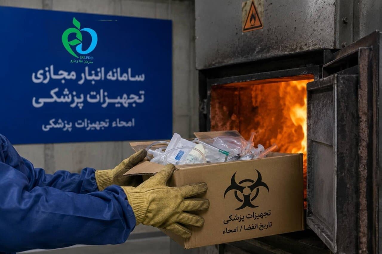 رونمایی از امکان ثبت امحای تجهیزات پزشکی در سامانه انبار مجازی