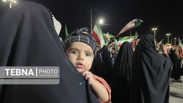 گزارش تصویری میدان داری همزمان با شهادت امام جواد(ع) در شهر مهر فارس / عکاس زینب مزارعی