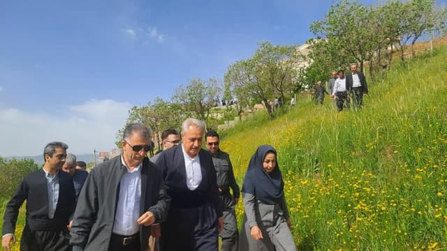 افتتاح سومین روستای سالم جوانرود به مناسبت هفته سلامت
