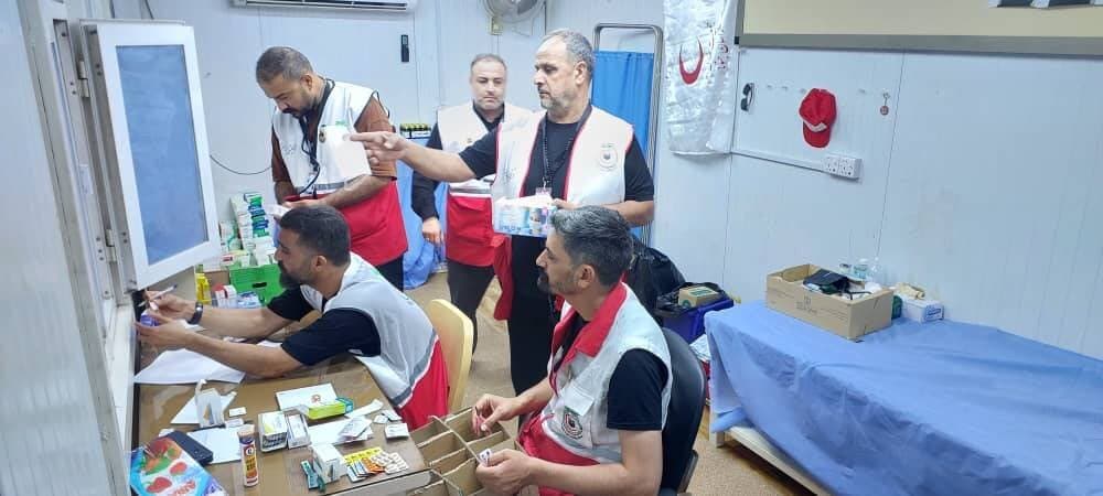 ارائه ۲۹ هزار خدمت درمانی توسط درمانگاه‌های هلال‌احمر خراسان‌جنوبی در کاظمین