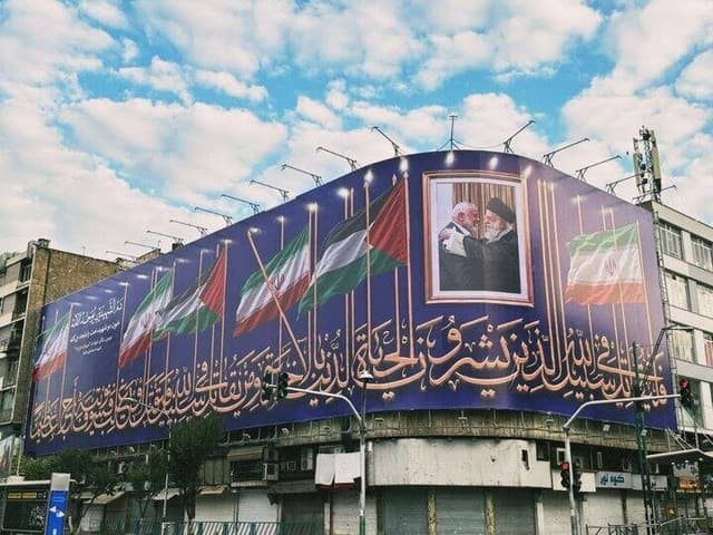 Mural honoring Ismail Haniyeh unveiled in Tehran