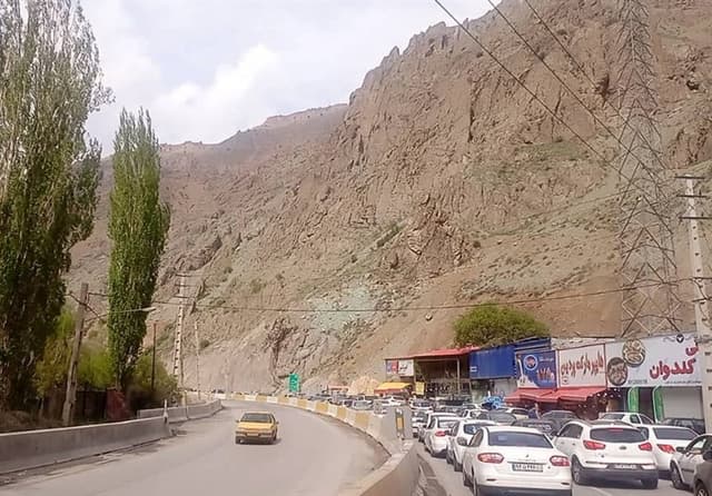 ترافیک سنگین در بازگشت از چالوس به تهران