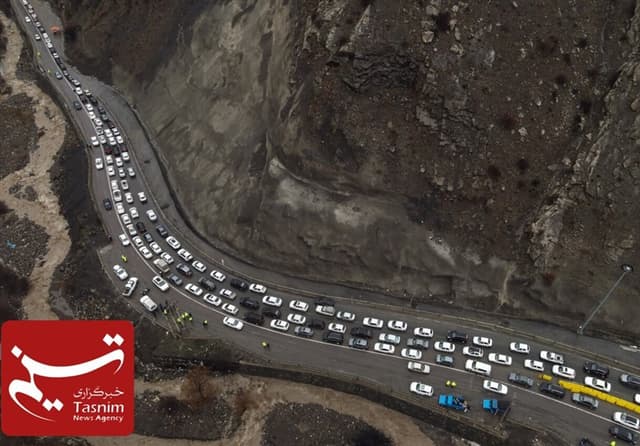 ترافیک سنگین در جاده چالوس، هراز و فیروزکوه