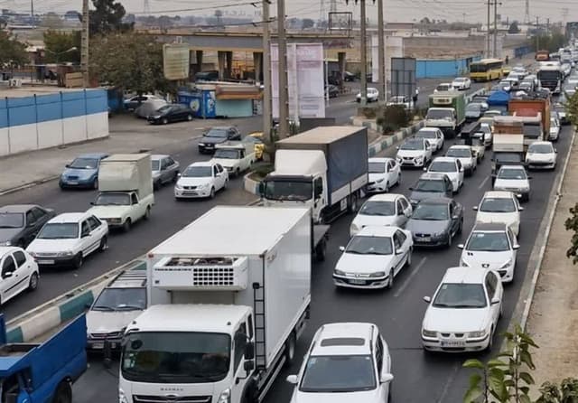 ترافیک سنگین در چالوس و محورهای منتهی به تهران