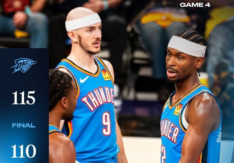 لیگ NBA| پایان کار لیکرز با شکست مقابل تاندر