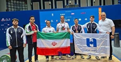 مدال جهانی وزنه‌بردار ایران تقدیم به شهدای میناب و ناو دنا