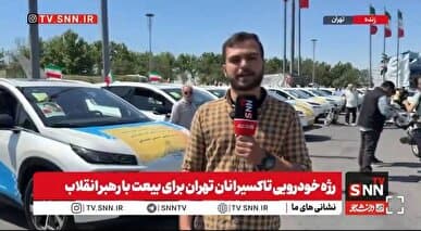 رژه خودرویی تاکسی‌های برقی از میدان آزادی تا میدان امام حسین (ع) + فیلم