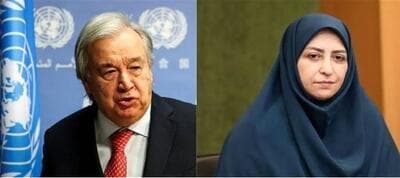 نامه رئیس سازمان حفاظت محیط زیست به دبیر کل سازمان ملل