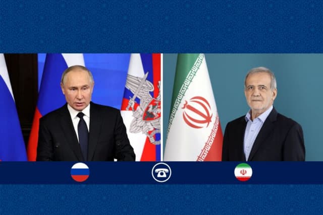 پيام پزشکيان به پوتين به مناسبت روز ملي روسيه