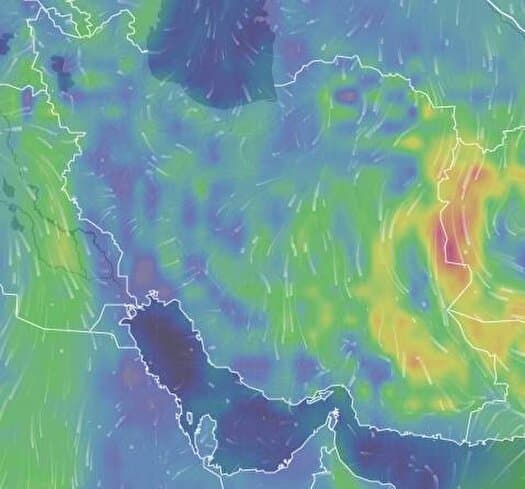پیش بینی وزش باد و گرد و خاک در نیمه شرقی کشور