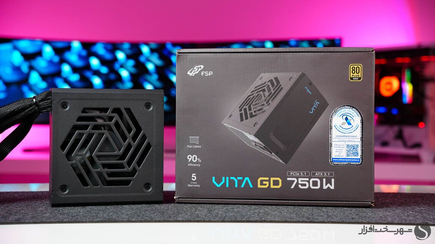 جعبه‌گشایی و نگاهی نزدیک به پاور FSP Vita GD 750W؛ تعریف کیفیت برای یک میان‌رده استاندارد
