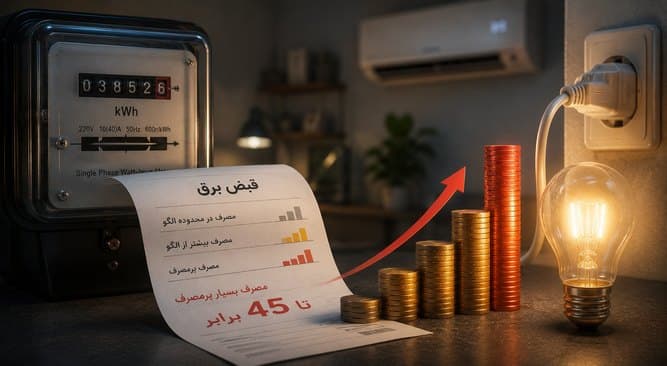 برق مشترکان پرمصرف تا 45 برابر گران‌تر می‌شود؛ هشدار توانیر به بدمصرف‌ها