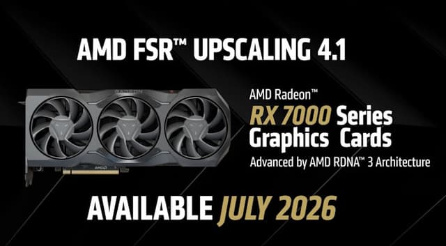 خبر بزرگ AMD برای دارندگان کارت‌های RX 7000: فناوری پیشرفته FSR 4.1 در راه است
