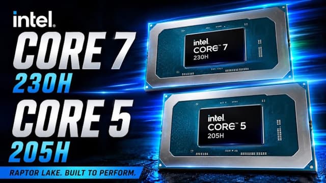 اینتل هنوز از Raptor Lake دل نمی‌کند؛ Core 7 230H و Core 5 205H بدون گرافیک داخلی معرفی شدند