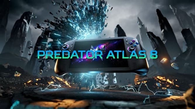 کنسول دستی ایسر Predator Atlas 8 با پردازنده‌ Arc G3 Extreme به میدان آمد