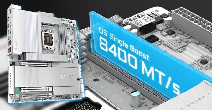 راهکار گیگابایت برای گرانی رم: بهبود عملکرد حافظه‌های تک‌کاناله DDR5 در مادربردهای Z890 و B860