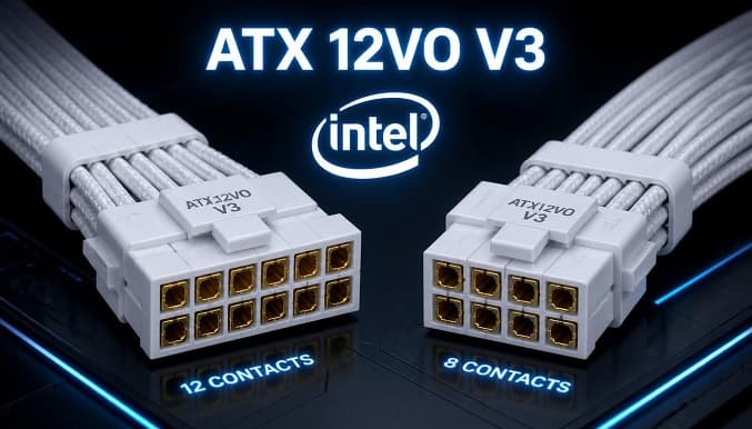 نسل سوم استاندارد ATX12VO اینتل لو رفت؛ کانکتورهای کوچک‌تر، بهره‌وری بیشتر و مدیریت هوشمندتر پاور