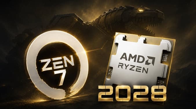 پردازنده‌های Zen 7 با اسم رمز Grimlock از لیتوگرافی ۱.۴ نانومتری TSMC و بسته‌بندی FOPLP استفاده می‌کنند؛ عرضه در سال ۲۰۲۸
