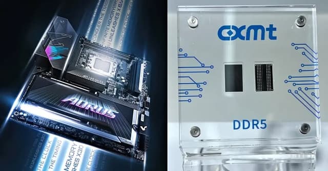 گیگابایت پشتیبانی از حافظه‌های DDR5 چینی CXMT را به مادربردهای AMD و اینتل اضافه کرد