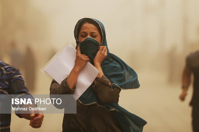 احتمال وقوع طوفان گرد و خاک در تهران