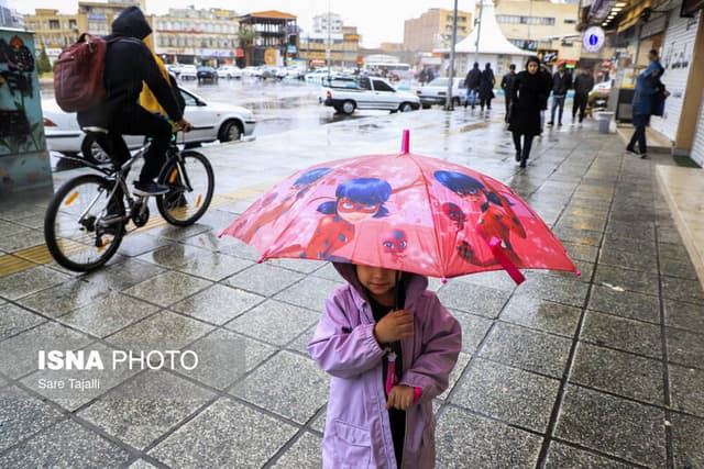 رگبار و وزش باد شدید در تهران