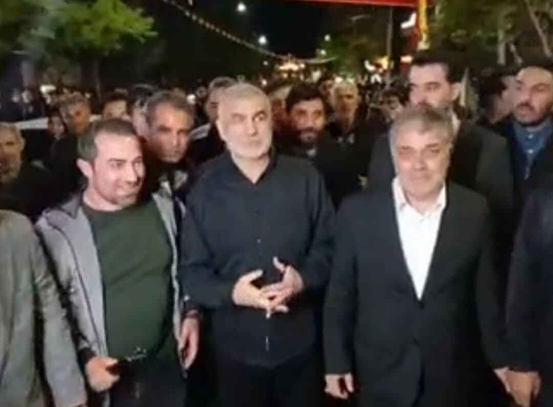 فیلم| اجتماع شبانه مردم مشگینشهر با حضور نیکزاد