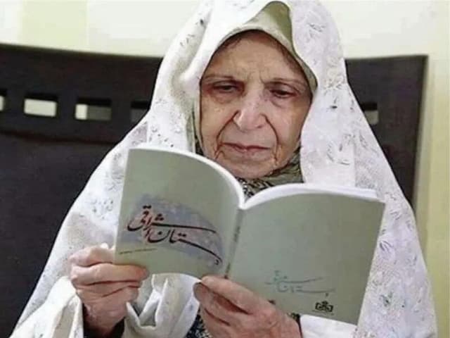 شاعر آیینی: سیمیندخت وحیدی خاتون شعر جبهه بود+ فیلم