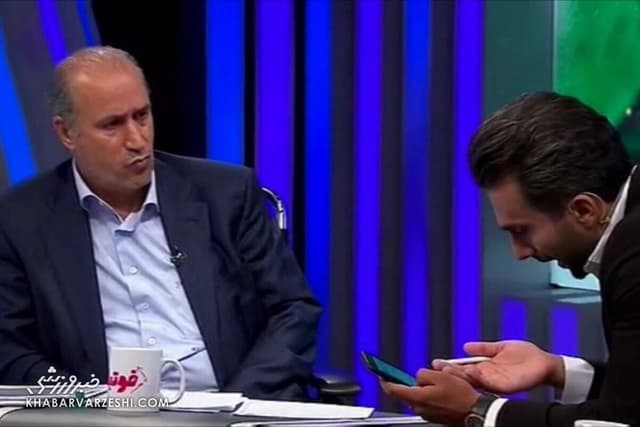 مهدی تاج مقابل میثاقی/ رئیس فدراسیون در برنامه شبهای فوتبالی