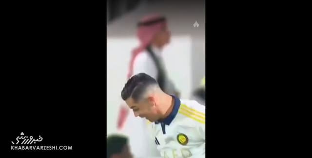 ویدیو| حرکت پسر ستاره استقلال کنار رونالدو/ واکنش جالب CR7!