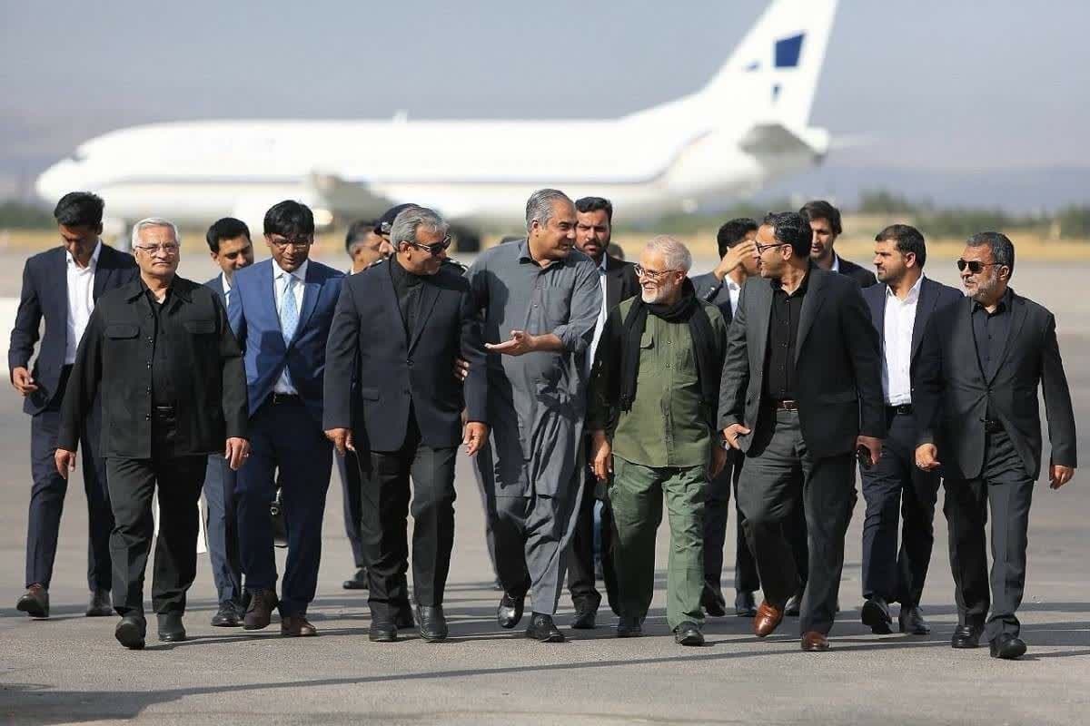 وزیر کشور پاکستان وارد مشهد شد